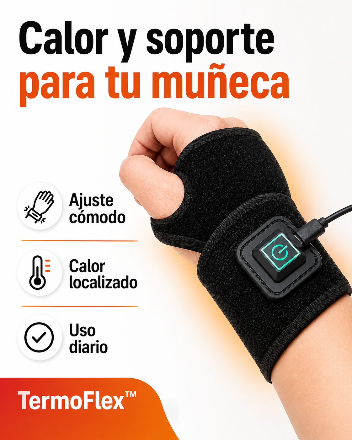 TermoFlex™ | Muñequera Térmica Ajustable