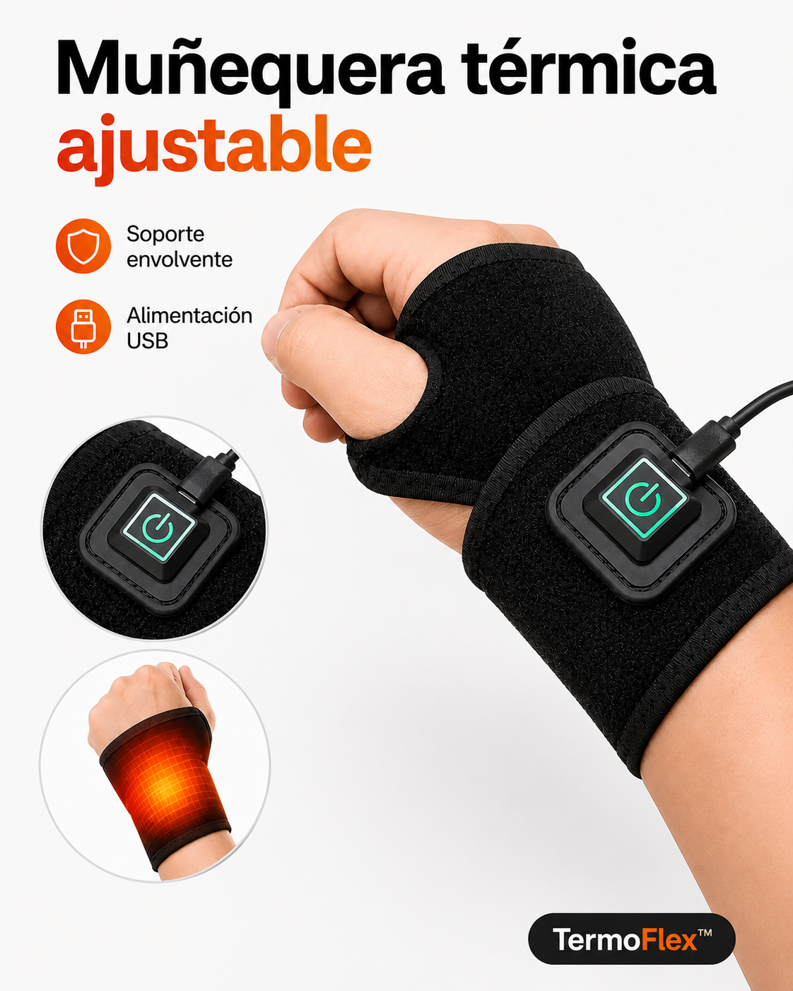 TermoFlex™ | Muñequera Térmica Ajustable